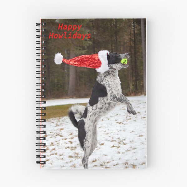 Item preview, Happy Howlidays Christmas and Holiday picture designed and sold by JuniperMT.