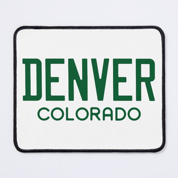 Item preview, Colorado License Plate Style Tee Denver - DARK GREEN designed and sold by RonTo.