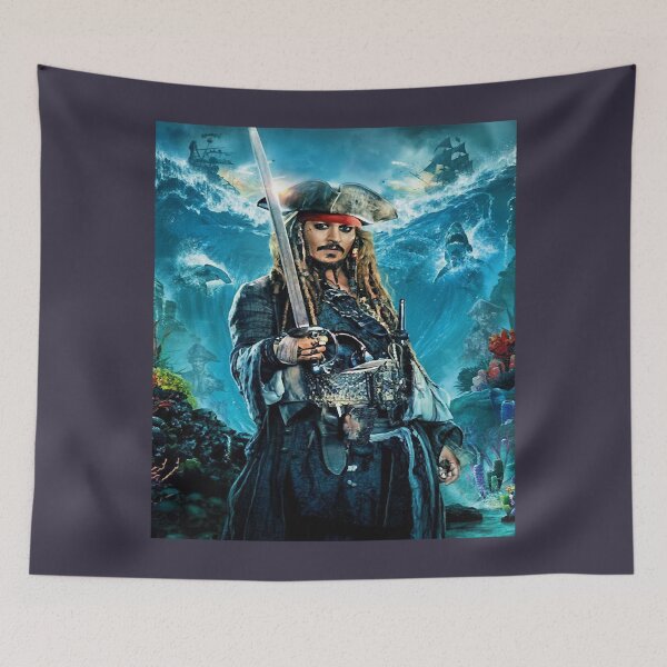 Item preview, Funny Men Captain Jack Sparrow Gift For Music Fans designed and sold by tkingrober.