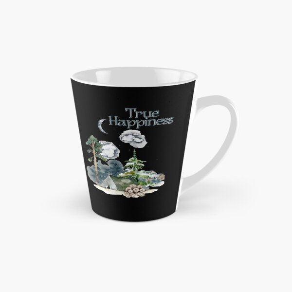 Item preview, True Happiness, Watercolor Camping Design designed and sold by Constant Readers.