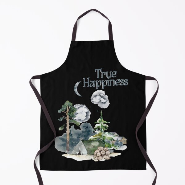 Item preview, True Happiness, Watercolor Camping Design designed and sold by Constant Readers.