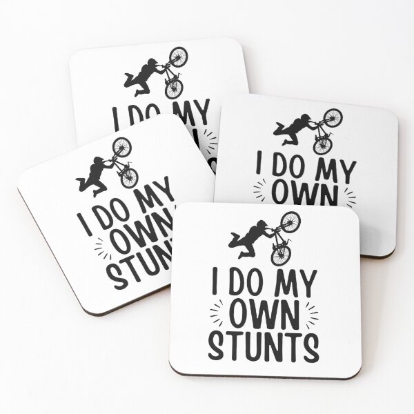 Item preview, I Do My Own Stunts Mountain Bike - Funny Biking Sayings designed and sold by chetan786.