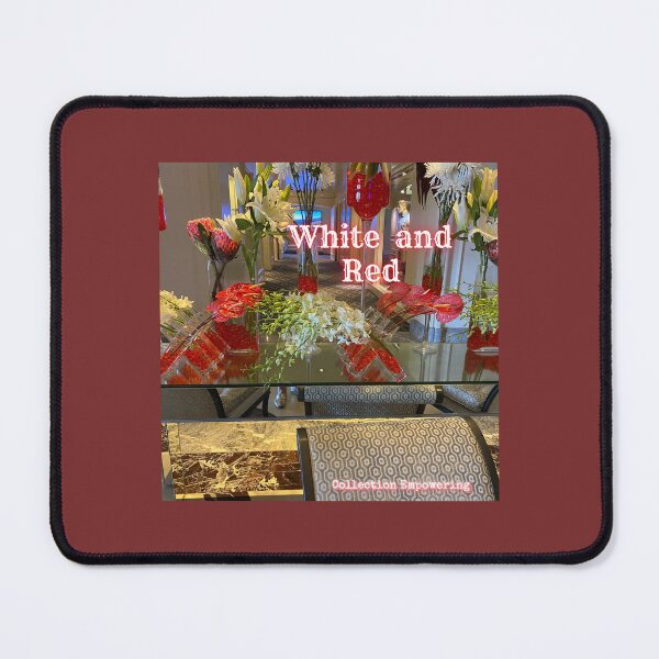 Item preview, White and red and reflections - Collection EMPOWERING designed and sold by Narcisa22.