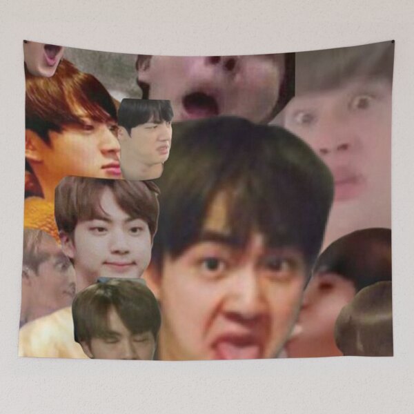 Item preview, seokjin cute face designed and sold by anzadeli0.