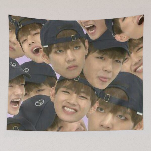 Item preview, taehyung v cute face designed and sold by anzadeli0.