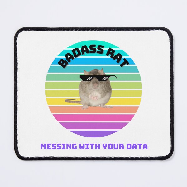 Item preview, Rata ruda jugando con tus datos, ciencia divertida designed and sold by TheCellDesigns.