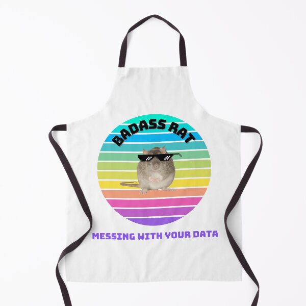 Item preview, Badass rat messing with your data, funny science designed and sold by TheCellDesigns.