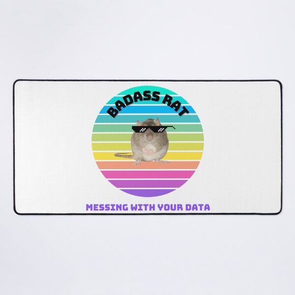 Item preview, Badass rat messing with your data, funny science  designed and sold by TheCellDesigns.