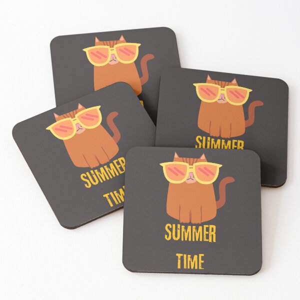 Item preview, Cat summer time designed and sold by Made&me.