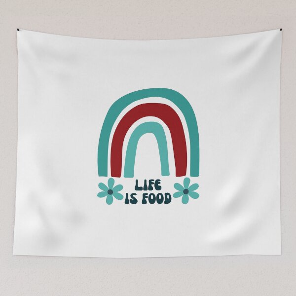 Item preview, Life Is Food | Rainbow designed and sold by SpeakLifeHQ.