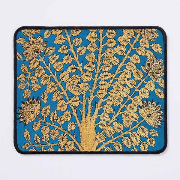Item preview, Tree of life, Red and gold, Indian folk art, Phad painting designed and sold by gopalpjoshi.