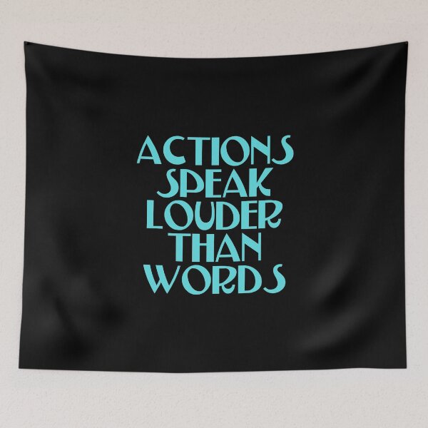 Item preview, Actions Speak Louder Than Words - Time To Act designed and sold by JourneyCreative.