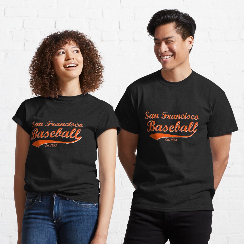  Classic San Francisco Baseball Fan Retro T-Shirt