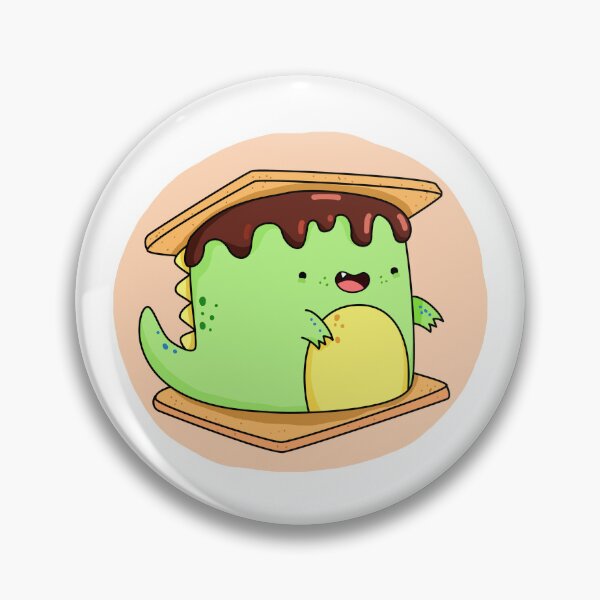 Item preview, Kawaii DInosaur S'more designed and sold by kawaiilife.