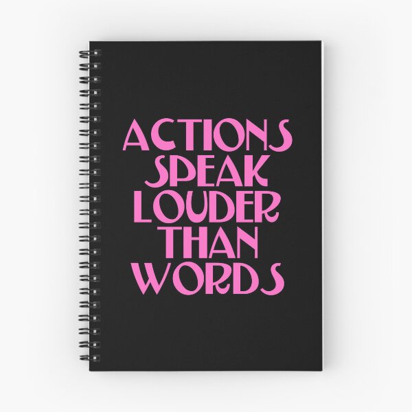 Item preview, Actions Speak Louder Than Words - Time To Act designed and sold by JourneyCreative.