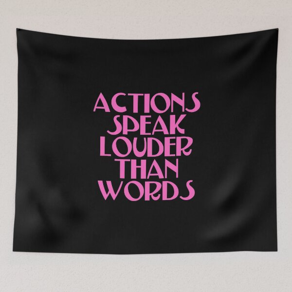 Item preview, Actions Speak Louder Than Words - Time To Act designed and sold by JourneyCreative.