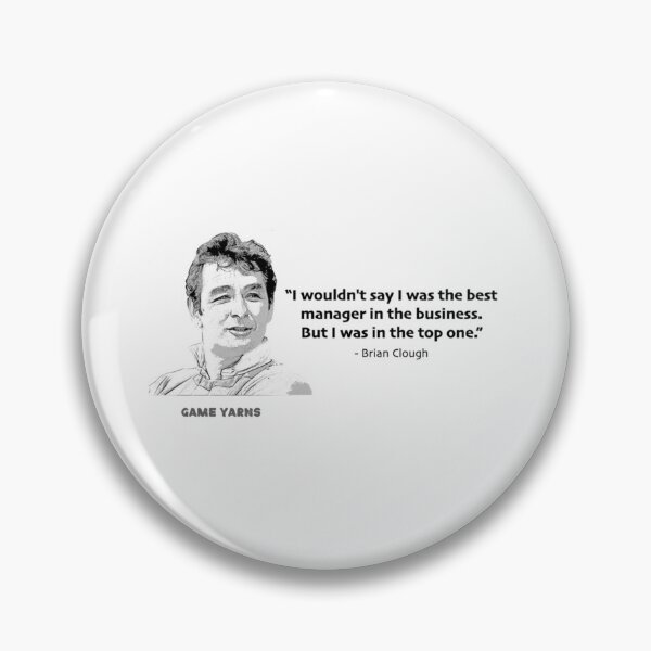 Item preview, Brian Clough Best Football Manager   designed and sold by BlueApparelzz.