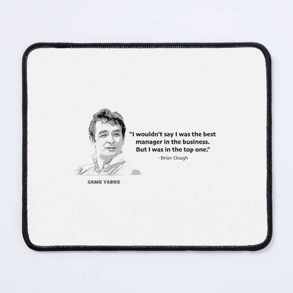 Item preview, Brian Clough Best Football Manager   designed and sold by BlueApparelzz.