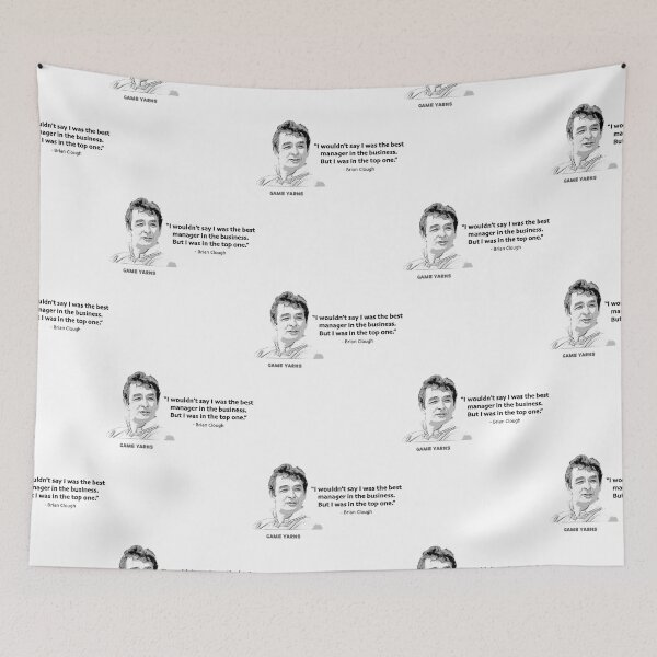 Item preview, Brian Clough Best Football Manager   designed and sold by BlueApparelzz.