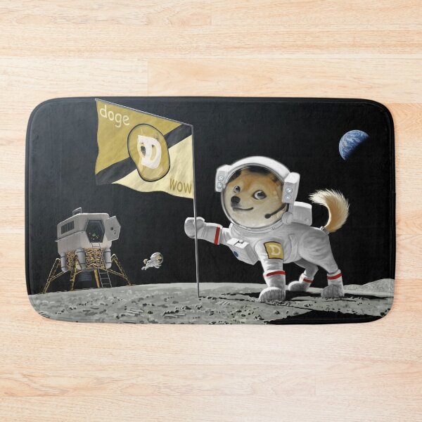 Item preview, "Dogecoin to The Moon!!!"- NFT designed and sold by Shop4Gamers.