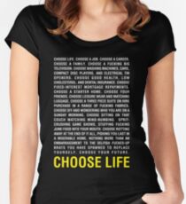 Trainspotting | Choose Life Fitted Scoop T-Shirt