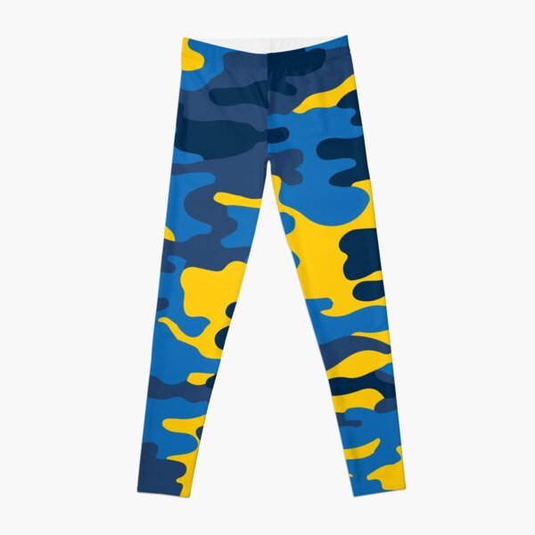 Blue and Yellow Army Leggings