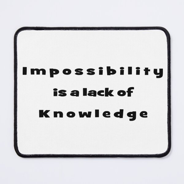Item preview, Lack of knowledge designed and sold by JLFInspArt.