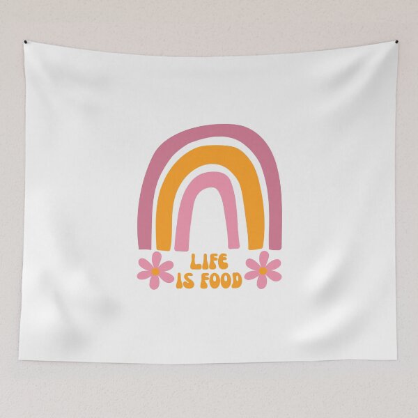 Item preview, Life Is Food | Rainbow designed and sold by SpeakLifeHQ.