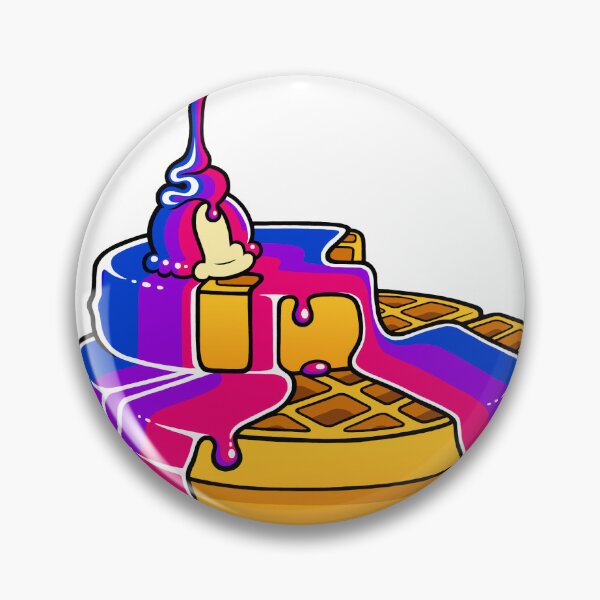 Item preview, Bi Bisexual Pride Waffles LGBT designed and sold by flannmoriath.