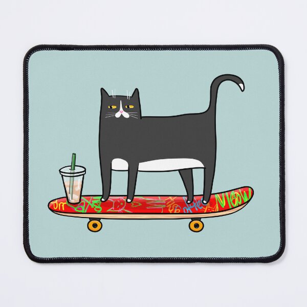 Item preview, Skater Kitty designed and sold by KilkennyCat Art.