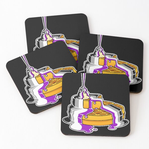 Item preview, Ace Asexual Pride Waffles LGBT designed and sold by flannmoriath.