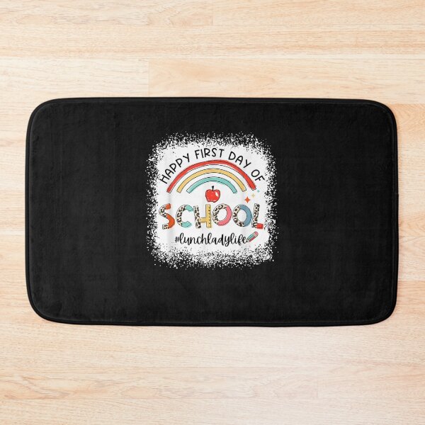 Item preview, Happy First Day Of School Lunch Lady Life Leopard Rainbow designed and sold by Evrard123123.