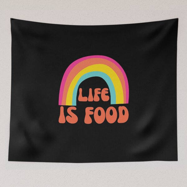 Item preview, Life Is Food | Rainbow designed and sold by SpeakLifeHQ.