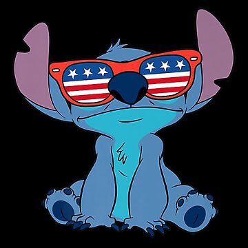 sunglasses stitch  Sticker for Sale by Quinnsifrit