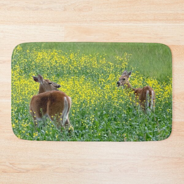 Item preview, Talking deer in canola field designed and sold by JuniperMT.