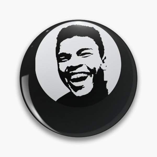 Item preview, muhammad ali round ,muhammad ali designs ,black art Sticker Essential designed and sold by amerjvschuh.