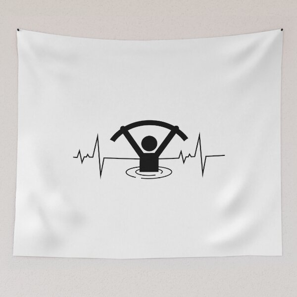 Item preview, Water Aerobics Aquatic fitness Aqua Exercise Heartbeat Pulse designed and sold by CuteDesigns1.