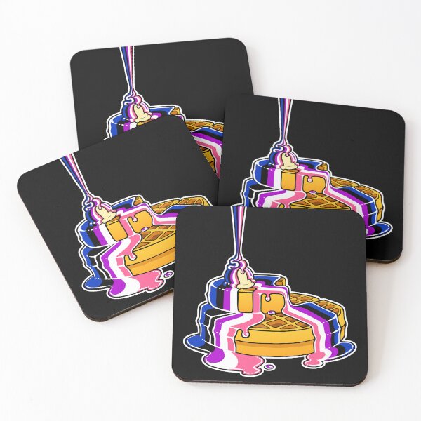 Item preview, Genderfluid Pride Waffles LGBT designed and sold by flannmoriath.