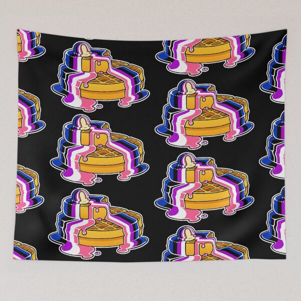 Item preview, Genderfluid Pride Waffles LGBT designed and sold by flannmoriath.