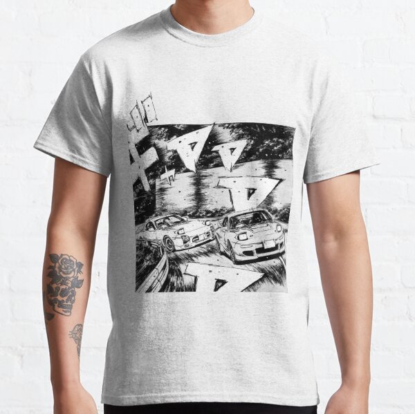 Initial D RX7 vs RX7 Camiseta clásica