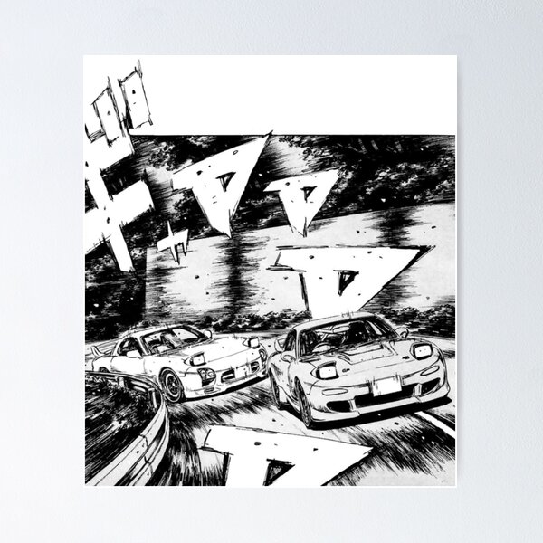 Initial D: Legend 2: (2015)  Initial d, Initials, Anime wall art