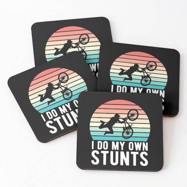 Item preview, I Do My Own Stunts Mountain Bike - Funny Biking Sayings designed and sold by chetan786.