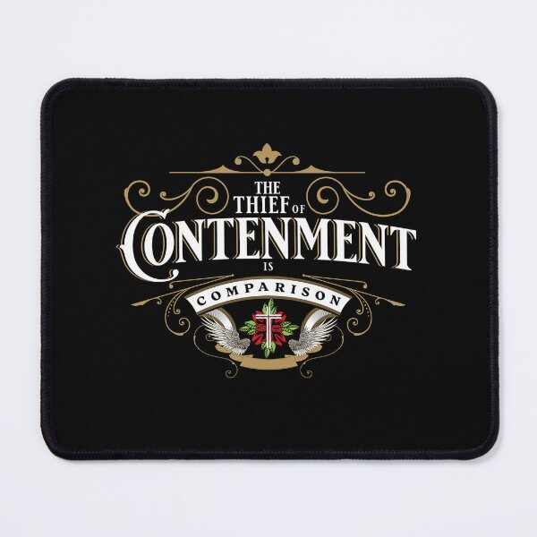 Item preview, THIEF OF CONTENTMENT Design Tee Shirt for Personal Use or Holiday Gift designed and sold by minimalistmom.