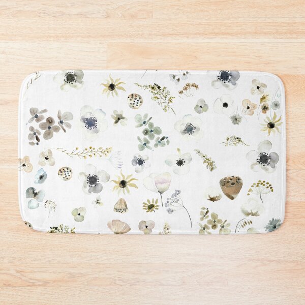 Item preview, dry flowers watercolor pattern  designed and sold by ColorandColor.