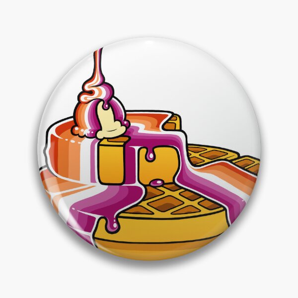 Item preview, Lesbian Pride Waffles LGBT designed and sold by flannmoriath.
