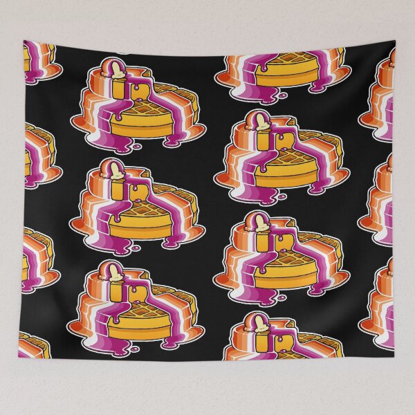 Item preview, Lesbian Pride Waffles LGBT designed and sold by flannmoriath.