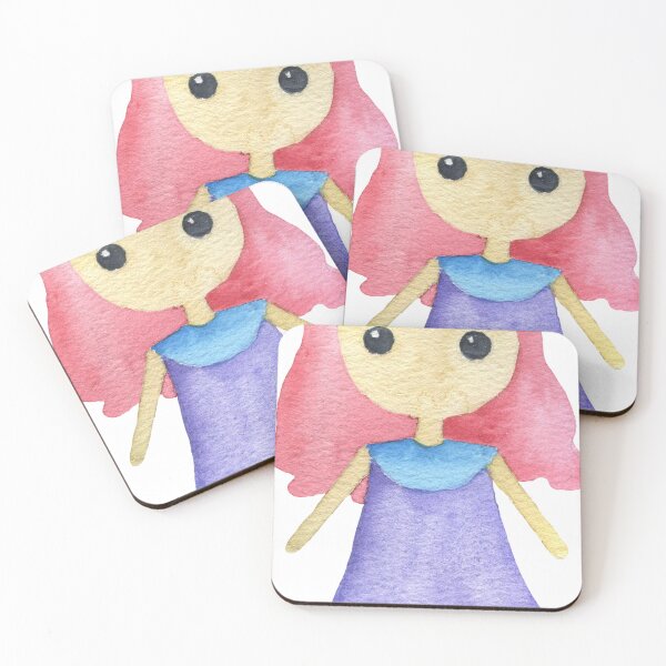 Item preview, Doll Girl Cute Little Baby designed and sold by ElenaJoyDesign.