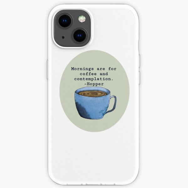Coffee and Contemplation iPhone Soft Case