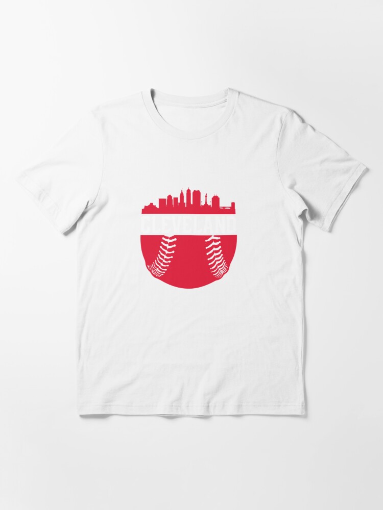 Cleveland Baseball Retro White T shirt