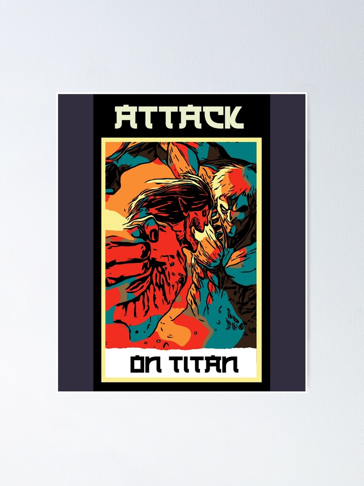 Gifts For Women Attack On Titan Final Season Dark Gifts For Men Poster By Annbates543 Redbubble